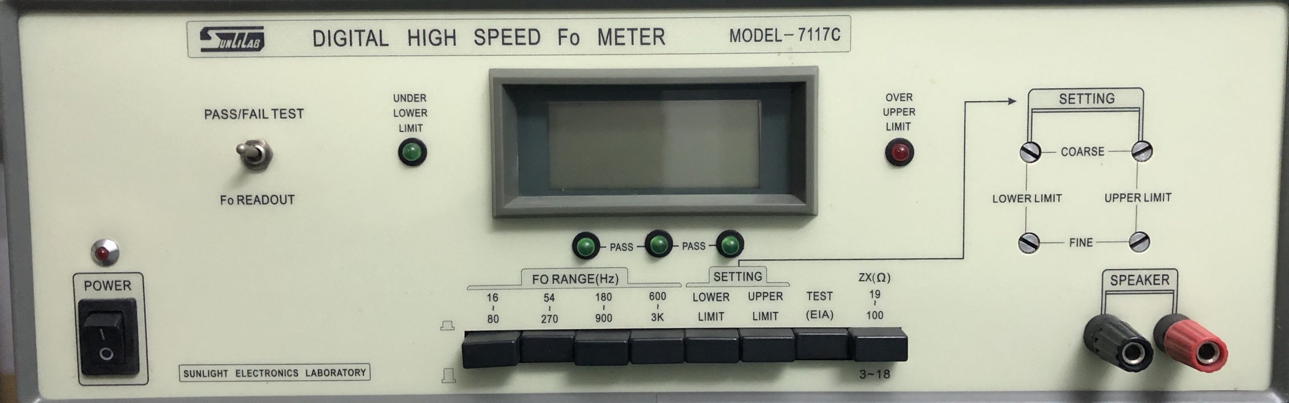 FO 7117C  FO High Speed Tester 7117C - Trade News - 1