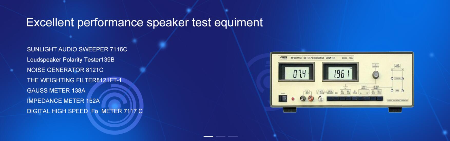 Single Speaker Testing Equipment - Company News - 1